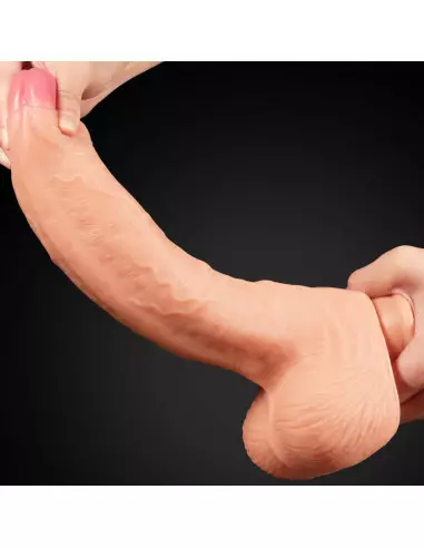 11" Dual Layer Platinum Silicone Cock Dildó Dongok - Dildók Lovetoy