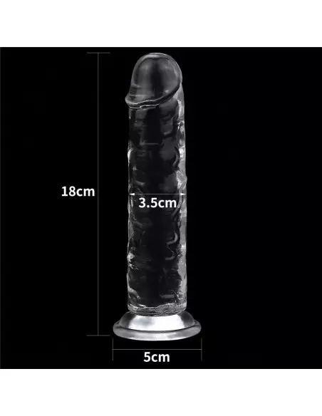 7.0'' Flawless Clear Dildó Dongok - Dildók Lovetoy 7.0'' Flawless Clear Dildó Dongok - Dildók Lovetoy