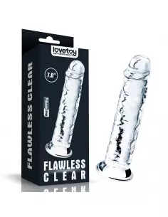 7.0'' Flawless Clear Dildó Dongok - Dildók Lovetoy