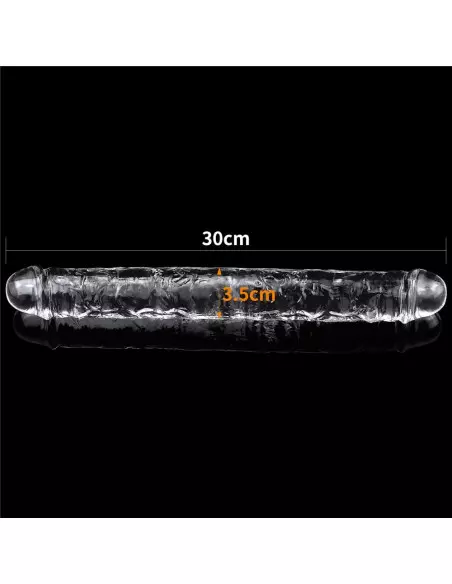 12'' Flawless Clear Double Dildó Dongok - Dildók Lovetoy