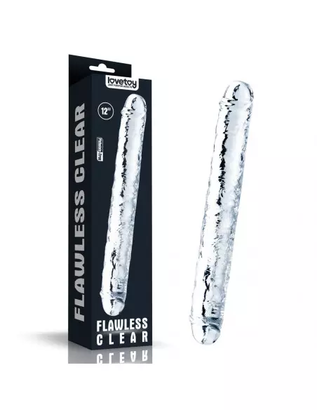 12'' Flawless Clear Double Dildó Dongok - Dildók Lovetoy