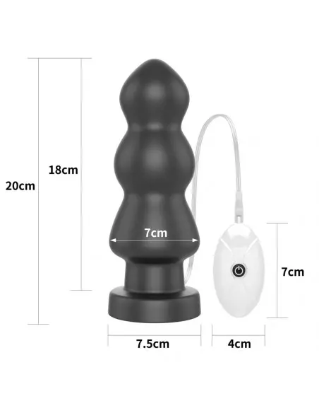 7.8" King Sized Vibrating Anal Rigger Fenékdugó Fenékdugók Lovetoy 7.8" King Sized Vibrating Anal Rigger Fenékdugó Fenékdugók Lovetoy