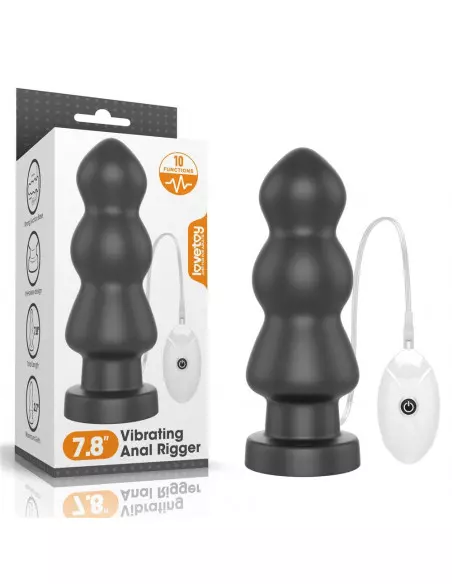 7.8" King Sized Vibrating Anal Rigger Fenékdugó Fenékdugók Lovetoy