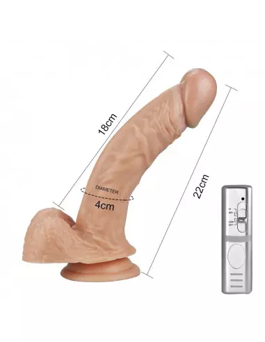 8.5" Real Extreme Dildo Vibrátor Realisztikus vibrátorok Lovetoy