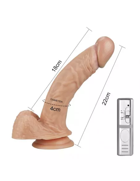 8.5" Real Extreme Dildo Vibrátor Realisztikus vibrátorok Lovetoy