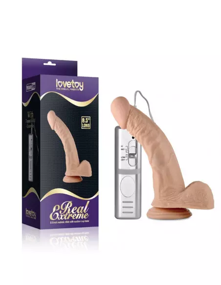 8.5" Real Extreme Dildo Vibrátor Realisztikus vibrátorok Lovetoy
