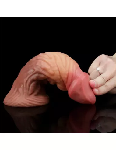 7.0'' Dual layered Platinum Silicone Plug Dildó Dongok - Dildók Lovetoy