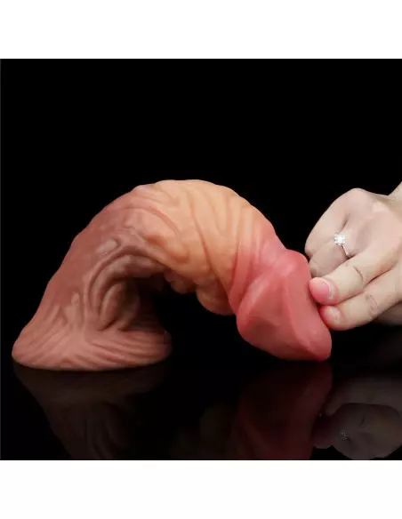 7.0'' Dual layered Platinum Silicone Plug Dildó Dongok - Dildók Lovetoy