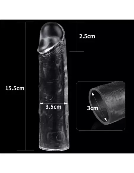 Flawless Clear Penis Sleeve Add 1'' Péniszköpeny Péniszköpenyek - Hosszabítók Lovetoy Flawless Clear Penis Sleeve Add 1'' Péniszköpeny Péniszköpenyek - Hosszabítók Lovetoy