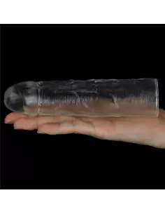 Flawless Clear Penis Sleeve Add 1'' Péniszköpeny Péniszköpenyek - Hosszabítók Lovetoy 2