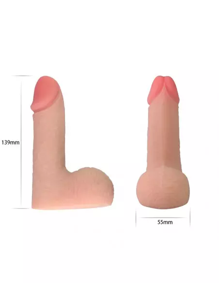 5.5" Skinlike Limpy Cock Dildó Dongok - Dildók Lovetoy 5.5" Skinlike Limpy Cock Dildó Dongok - Dildók Lovetoy