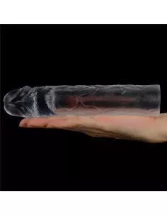Flawless Clear Penis Sleeve Add 2'' Péniszköpeny Péniszköpenyek - Hosszabítók Lovetoy 2