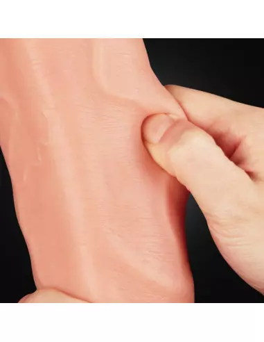 12" Dual Layered Platinum Silicone Cock 1 Dildó Dongok - Dildók Lovetoy