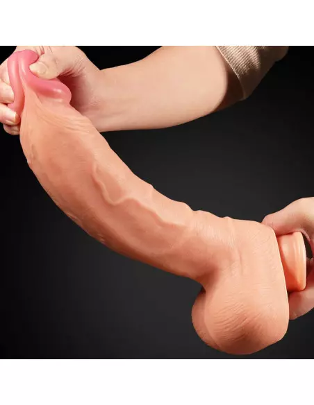 12" Dual Layered Platinum Silicone Cock 1 Dildó Dongok - Dildók Lovetoy