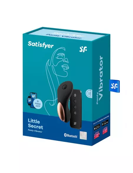 Little Secret Black Okos Vibrátor Okos vibrátorok Satisfyer