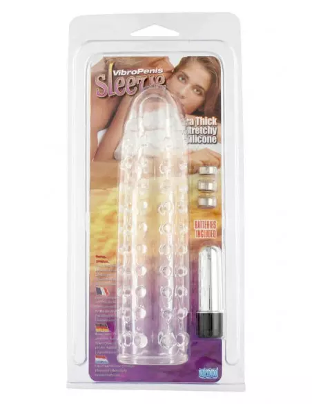 Silicon Vibro Penis Sleeve Péniszköpeny Péniszköpenyek - Hosszabítók Seven Creations