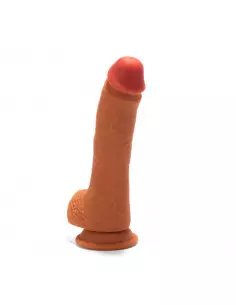 X-MEN 8.8 inch Dual Layered Dildó Brown Dongok - Dildók X-Men 2