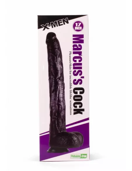 X-MEN Marcus's 17 inch Cock Black Dildó Dongok - Dildók X-Men