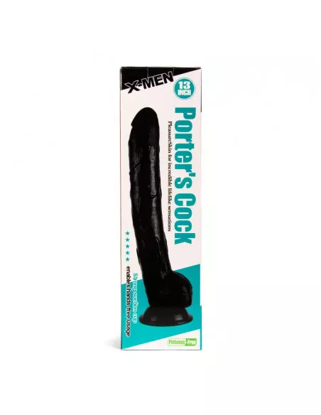 X-MEN Porter's 13 inch Cock Black Dildó Dongok - Dildók X-Men