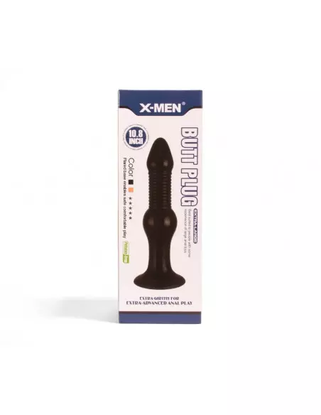 X-MEN 10.8 inch Black Fenékdugó Fenékdugók X-Men X-MEN 10.8 inch Black Fenékdugó Fenékdugók X-Men