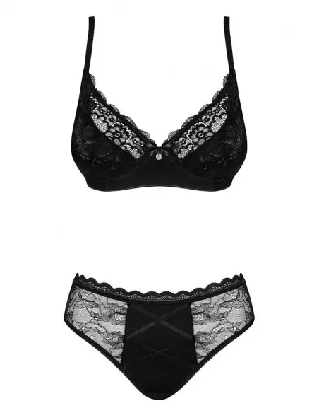 Laurise 2 db-os Szett S/M Fekete Együttesek Obsessive