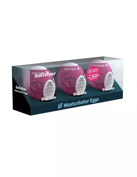 Egg Single Bubble Maszturbátor Férfi maszturbátorok Satisfyer