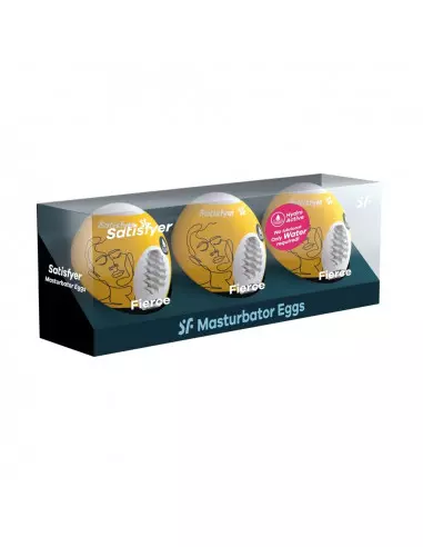 Egg Single Fierce Maszturbátor Férfi maszturbátorok Satisfyer