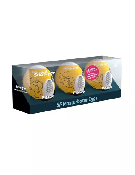 Egg Single Fierce Maszturbátor Férfi maszturbátorok Satisfyer