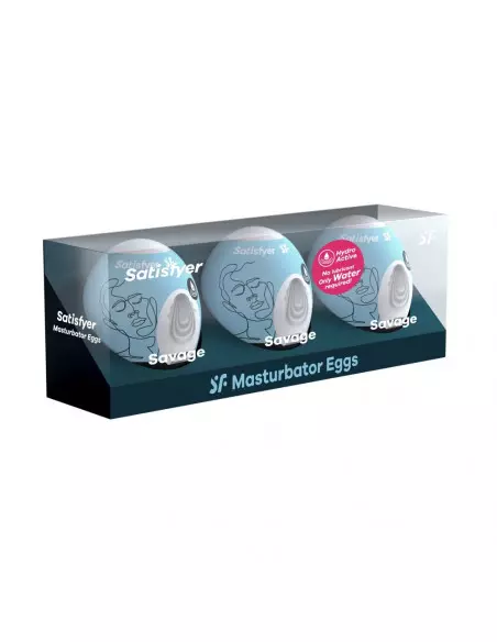 Egg Single Savage Maszturbátor Férfi maszturbátorok Satisfyer