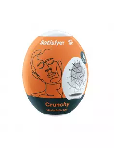 Egg Single Crunchy Maszturbátor Férfi maszturbátorok Satisfyer