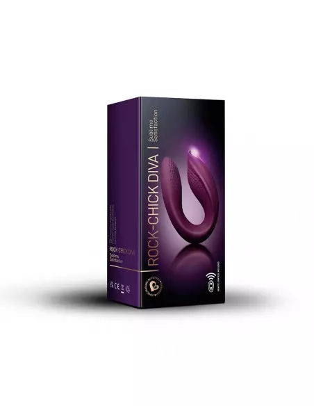 Rock-Chick Diva - Purple Vibrátor Nonfiguratív vibrátorok Rocks-Off