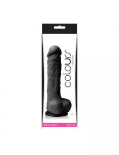 Colours Pleasures Small Black Dildó Dongok - Dildók NS Toys