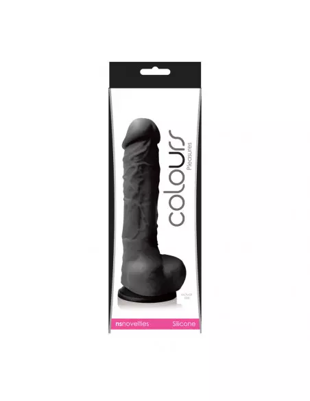 Colours Pleasures Small Black Dildó Dongok - Dildók NS Toys