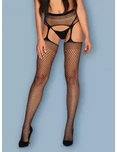 Garter stockings S815 S/M/L Harisnyák - Harisnyatartók Obsessive 2
