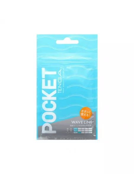 POCKET TENGA WAVE LINE Maszturbátor Férfi maszturbátorok Tenga POCKET TENGA WAVE LINE Maszturbátor Férfi maszturbátorok Tenga