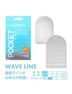 POCKET TENGA WAVE LINE Maszturbátor Férfi maszturbátorok Tenga