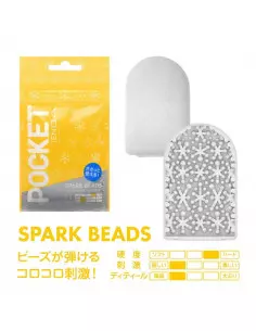 POCKET TENGA SPARK BEADS Maszturbátor Férfi maszturbátorok Tenga