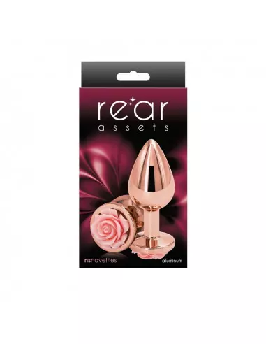 Rear Assets - Rose - Medium - Pink Fenékdugó Fenékdugók NS Toys
