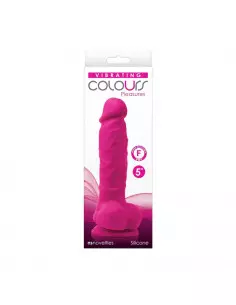 Colours - Pleasures - 5" Dildo - Pink Vibrátor Realisztikus vibrátorok NS Toys