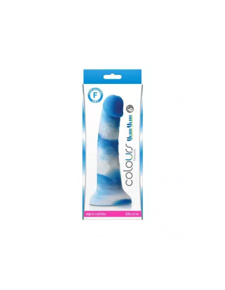 Colours - Pleasures - Yum Yum 6" Dildó - Blue Dongok - Dildók Outlet