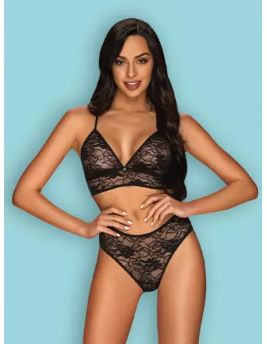 Kokietta 2 db-os Szett S/M Fekete Együttesek Obsessive