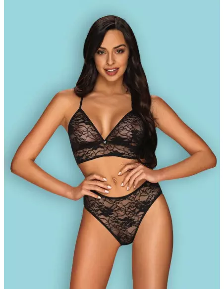 Kokietta 2 db-os Szett S/M Fekete Együttesek Obsessive