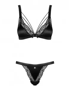 Eloissa 2 db-os Szett L/XL Fekete Együttesek Obsessive