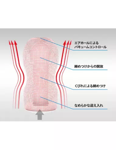 TENGA Original Cup Cool Edition Maszturbátor Férfi maszturbátorok Tenga