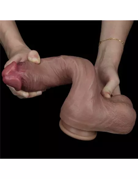 10.5'' Dual-Layered Silicone Nature Cock Dildó Dongok - Dildók Lovetoy