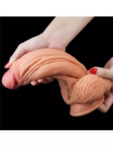 10" Dual-Layered Silicone Cock Dildó Dongok - Dildók Lovetoy