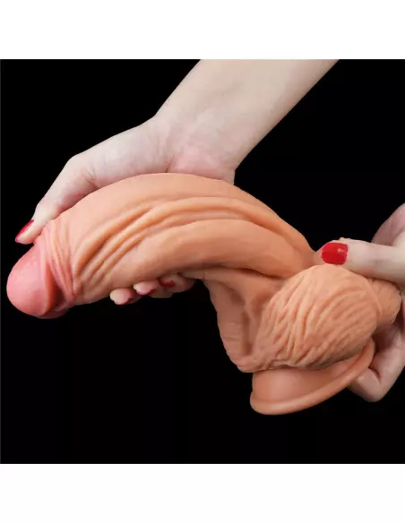 10" Dual-Layered Silicone Cock Dildó Dongok - Dildók Lovetoy