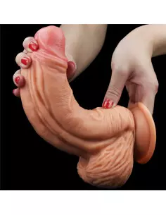 10" Dual-Layered Silicone Cock Dildó Dongok - Dildók Lovetoy 2