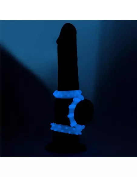 Lumino Play Penis Ring 3 pcs Péniszgyűrű Péniszgyűrűk - Mandzsetták Lovetoy