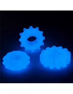 Lumino Play Penis Ring 3 pcs Péniszgyűrű Péniszgyűrűk - Mandzsetták Lovetoy 2